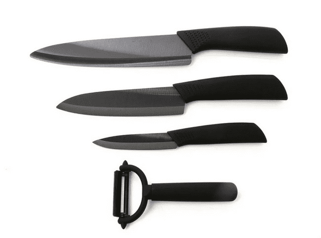 Виды ножей из набора Huo Hou Nano Ceramic Knifes Set 5in1